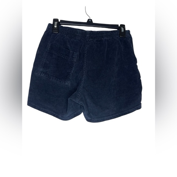 Vintage American Apparel Corduroy Cord Short Size 29 Blue Retro 70s Style Zip Up - Picture 8 of 8